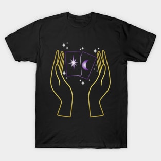 Magic hands with tarot cards T-Shirt